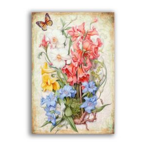 GF-FLOWERS-083. Rice paper large format