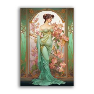 GF-ART NOUVEAU-037. Rice paper large format