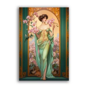 GF-ART NOUVEAU-038. Rice paper large format