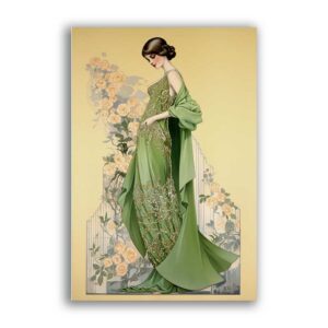 GF-ART NOUVEAU-045. Rice paper large format