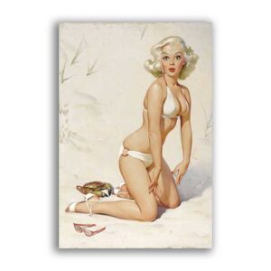 GF-PIN-UP-022. Rice paper large format