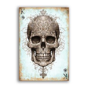 GF-SKULLS-036. Rice paper large format