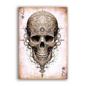 GF-SKULLS-037. Rice paper large format