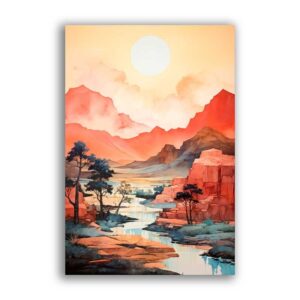 GF-LANDSCAPE-052. Rice paper large format