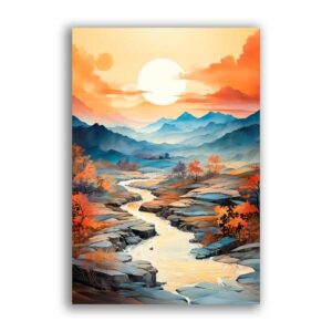 GF-LANDSCAPE-053. Rice paper large format