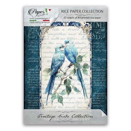 Vintage Birds - Collezioni di Carta di Riso per decoupage