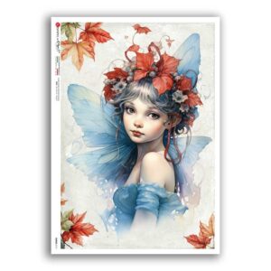 FAIRIES-0111. Rice Paper for decoupage fairies.