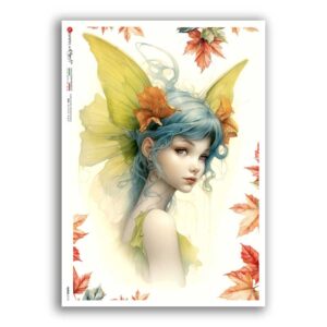 FAIRIES-0113. Rice Paper for decoupage fairies.