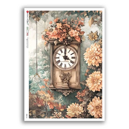 TIME-0060. Watches Rice paper for the decoupage.