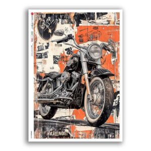 VEHICLES-0082. Vehicles Rice Paper for decoupage.