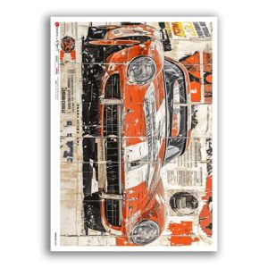 VEHICLES-0084. Vehicles Rice Paper for decoupage.
