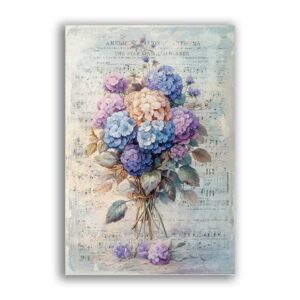 GF-FLOWERS-099. Rice paper large format