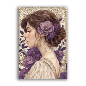 GF-ART NOUVEAU-047. Rice paper large format