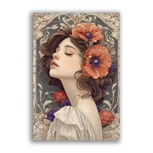 GF-ART NOUVEAU-048. Rice paper large format