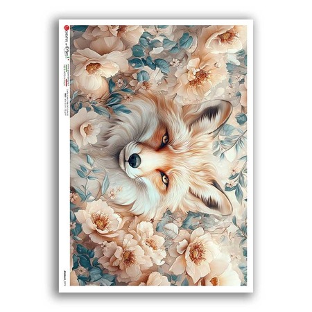 ANIMALS-0272. Animals Rice Paper for decoupage.