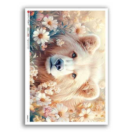 ANIMALS-0273. Animals Rice Paper for decoupage.