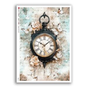 TIME-0066. Watches Rice paper for the decoupage.