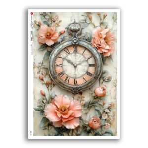 TIME-0067. Watches Rice paper for the decoupage.