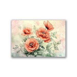GF-FLOWERS-108. Rice paper large format
