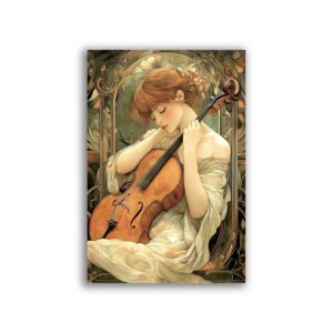 GF-ART NOUVEAU-051. Rice paper large format