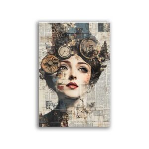 GF-STEAMPUNK-007. Rice paper large format