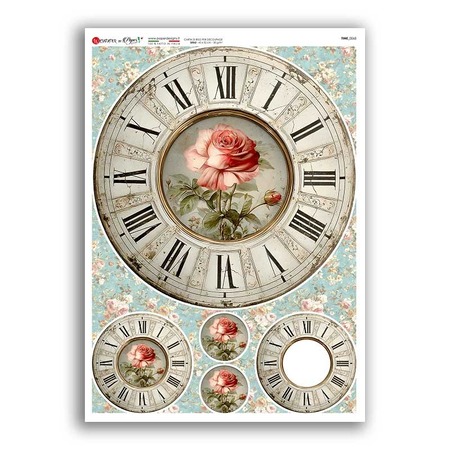 TIME-0068. Watches Rice paper for the decoupage.
