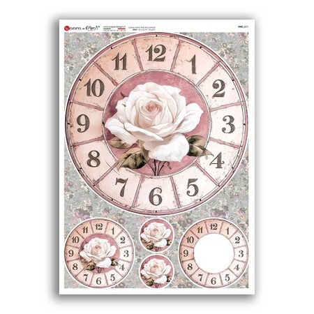 TIME-0071. Watches Rice paper for the decoupage.