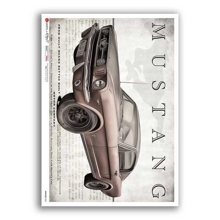VEHICLES-0090. Vehicles Rice Paper for decoupage.