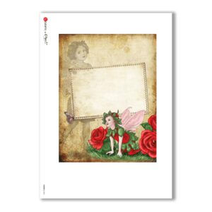 ALBUM-L-0065. Rice Paper album for decoupage.