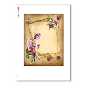 ALBUM-L-0067. Rice Paper album for decoupage.