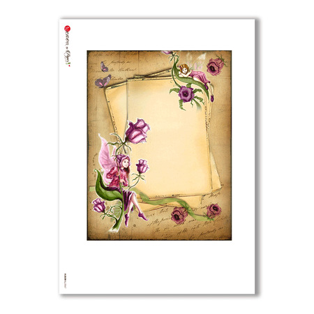 ALBUM-L-0067. Rice Paper album for decoupage.