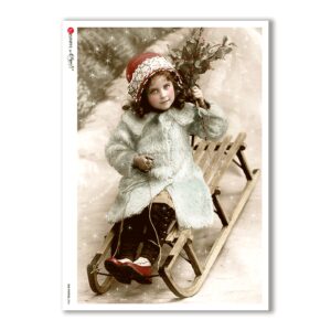 OLD-PHOTOS-0006. Victorian Rice Paper for decoupage.