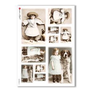 OLD-PHOTOS-0012. Victorian Rice Paper for decoupage.