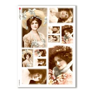 OLD-PHOTOS-0020. Victorian Rice Paper for decoupage.