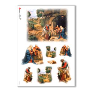 CULT-0014. Holy Rice Paper for decoupage.