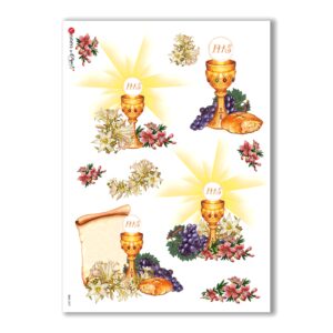 CULT-0027. Holy Rice Paper for decoupage.