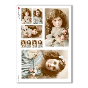 OLD-PHOTOS-0055. Victorian Rice Paper for decoupage.