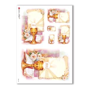 CULT-0048. Holy Rice Paper for decoupage.