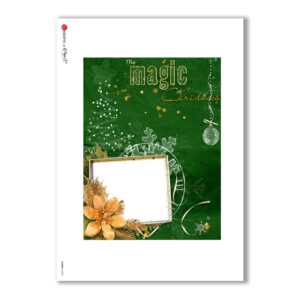 ALBUM-L-0082. Rice Paper album for decoupage.