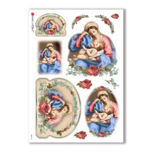 CULT-0076. Holy Rice Paper for decoupage.