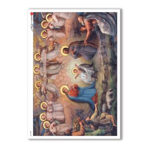 CULT-0098. Holy Rice Paper for decoupage.