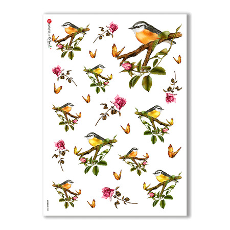 ANIMALS-0002. Animals Rice Paper for decoupage.