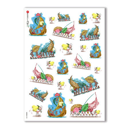 ANIMALS-0004. Animals Rice Paper for decoupage.