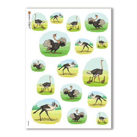 ANIMALS-0005. Animals Rice Paper for decoupage.