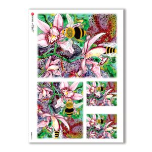 ANIMALS-0011. Animals Rice Paper for decoupage.