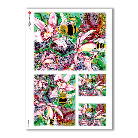 ANIMALS-0011. Animals Rice Paper for decoupage.