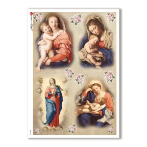 CULT-0131. Holy Rice Paper for decoupage.