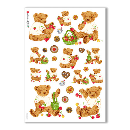 ANIMALS-0052. Animals Rice Paper for decoupage.