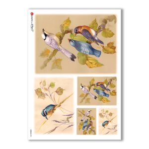 ANIMALS-0054. Animals Rice Paper for decoupage.