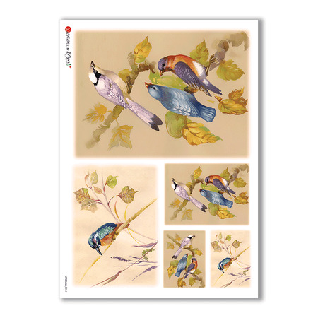 ANIMALS-0054. Animals Rice Paper for decoupage.